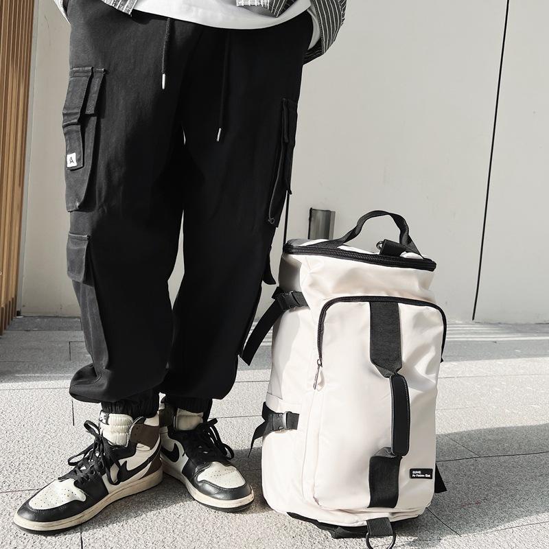 Schoolbag Wholesale Ins Trendy Cool Large Capacity Backpack Outdoor Sports Fitness Bag Simple Casual Shoulder Travel Bag Universal