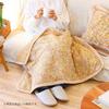 [Tomo Corporation] Carino Block Print Blanket S Lilac Pink