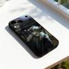 Towa Slow Damage Cool Phone Case For iPhone 17,16,15,14,13,12,11,Pro,Max,Plus,E,SE4,Air,Mini Black Precise Hole Matching