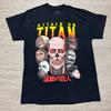 Attack On Titan Final Season Graphic Tee Shirt Black Adult M Crewneck Short Slv Unisex T-Shirt
