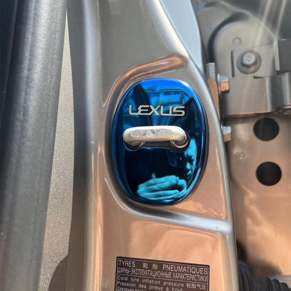 TADOKAPATU Lexus Spezifische Abdeckung für Türschloss, Türschlossabdeckung, Verchromung, Zubehör, Innenteile, Prävention,