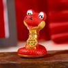 4pcs Zodiac Snake Mini Lucky Snake Figurine Cute Snake Year Mascot  Home Office Accessories