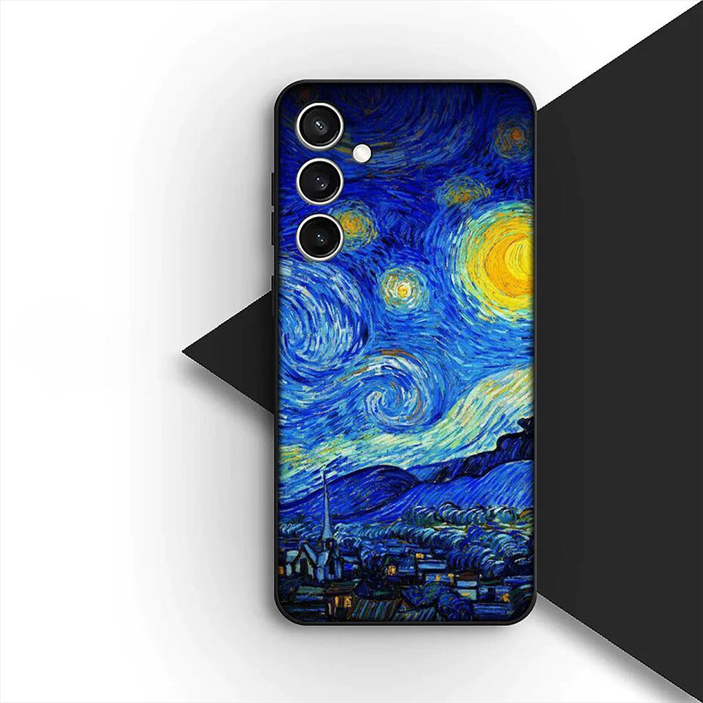 Cover for Apple iPhone 17 16 14 15 Plus Pro Max 16E ProMax + 15Plus 15+ 16+ Casing Phone Case Van Starry Night Gogh Painting