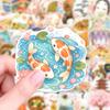 50Pcs/Set Watercolor Wafu Japanese Culture & Art Stickers DIY Fashion Doodle Decals Stickers