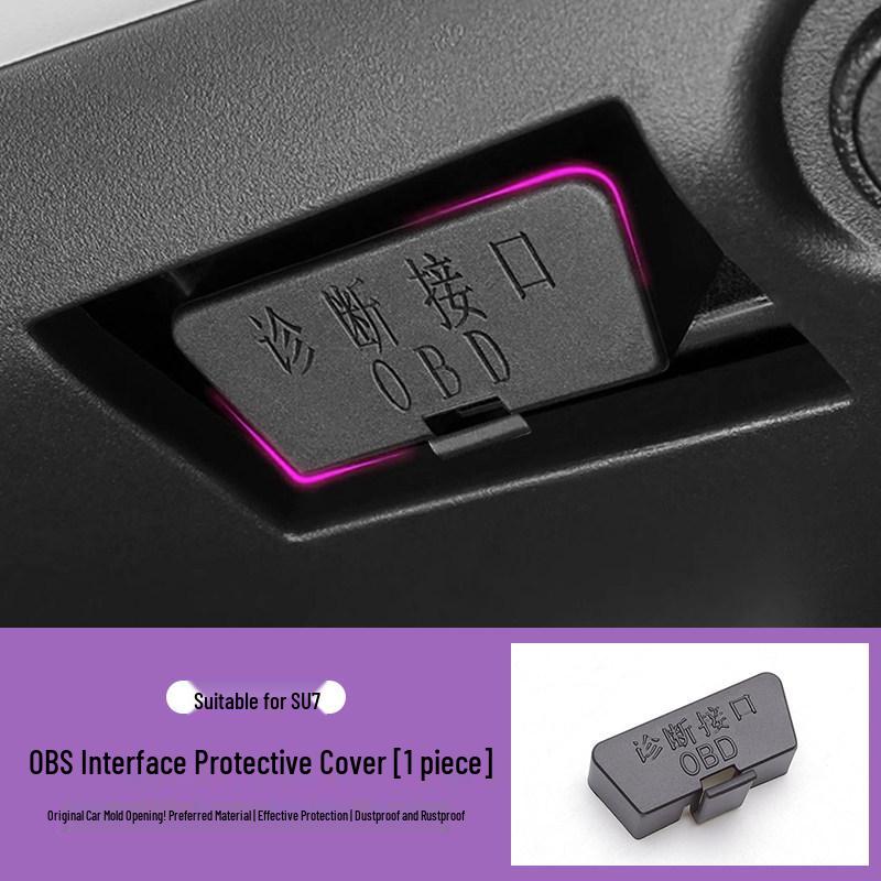 Housse de protection anti-poussière pour interface OBD et de diagnostic de voiture SU7/YU7