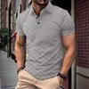 European and American Ins Cross-border Summer POLO Shirt Jacquard Plaid Men's Sports Polo Shirt