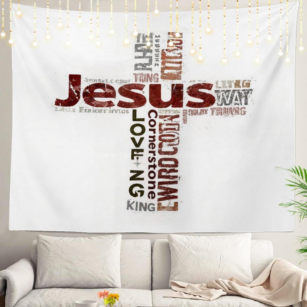 Graffiti Abstract Tags Wall Tapestry Letters Without Meaning Hand Street Wall Hanging Large Tapestry Decoration Polyester Fiber