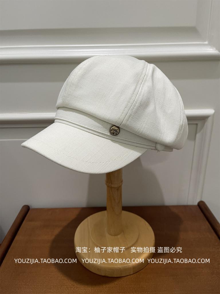 Korean Ernie~ Spring And Summer Breathable Thin Retro Beret Feminine Versatile Fashionable Octagonal Hat