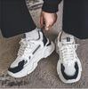 New Summer Men's Breathable Mesh Sports Shoes. Trendy Height-enhancing Casual Dad Shoes for All Occasions