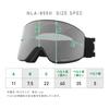 Namelessage Snowboard Wide Easy UV Made In for Men and Snowboarding and Skiing Goggles, NLA-895H, NLA-895H-3 (Red), Unisex, Lens, Anti-Fog, On/Off,
