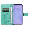 For Samsung Galaxy S26/S26 Pro PU Leather Cases Flower Pattern Wallet Stand Phone Cover with Strap