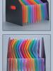 Vertical Accordion Bag with Rainbow Inner Pages - Large Capacity Portable Office Folder