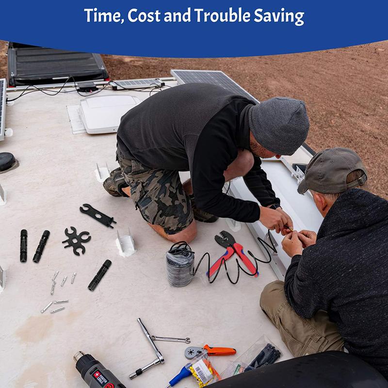 Solar Crimping Tool Cable Connector Multitool Pliers Crimper Pliers Solar Connectors Cable Pliers Electrician Terminal Hand Tool