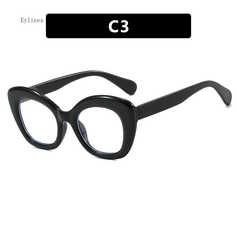 Retro Anti Blue Light Computer Glasses Frame Women Oversized Men Trendy Fashionable Stylish Eyeglasses Classic Spectacles Ouclos
