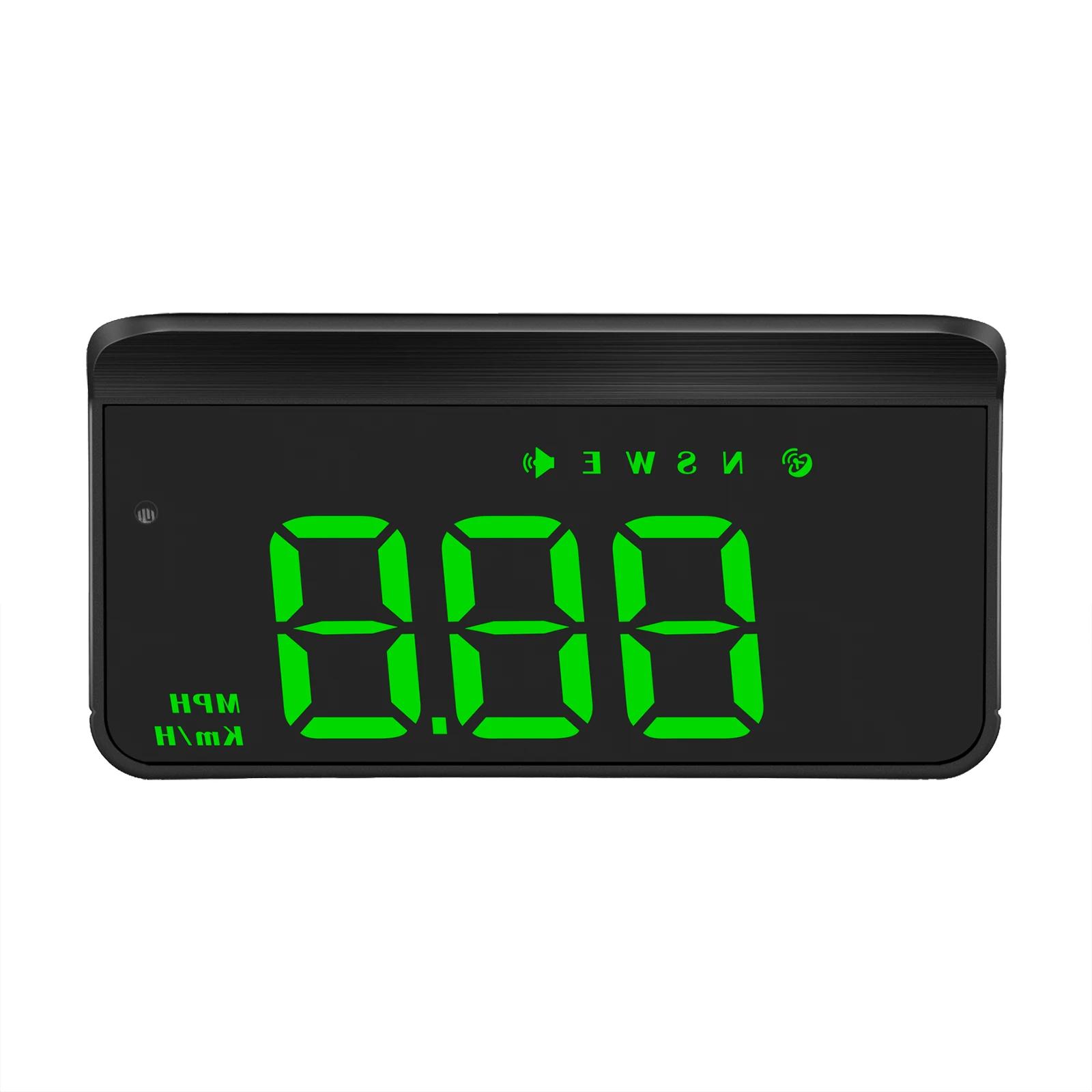 

M1 GPS Car Head Up Display Speedometer Speed Test Alarm System Projector On-board Computer Windshield Projector KMH/MPH Gauge зелёный