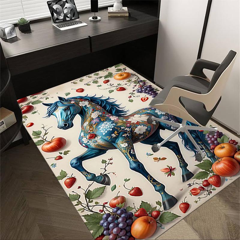 

1PC May you achieve your goal! Anti-slip carpet, suitable for Office, bedroomand playrooms. It can also be used as a sofa footrest cover-W20 60cm by 90cm