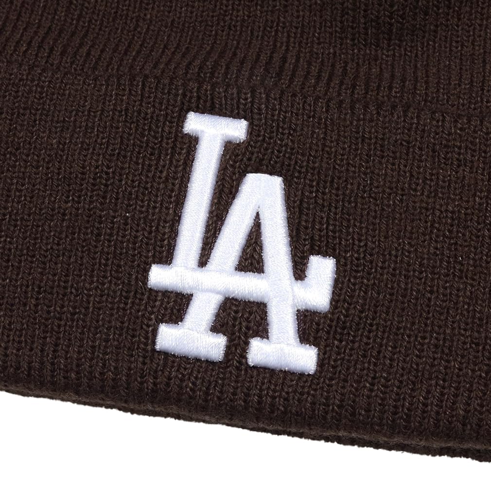 Forty Seven '47 Dodgers Black Knit Cap Beanie for Men, One Size Fits All (47brand489) [Authentic Japanese Product]