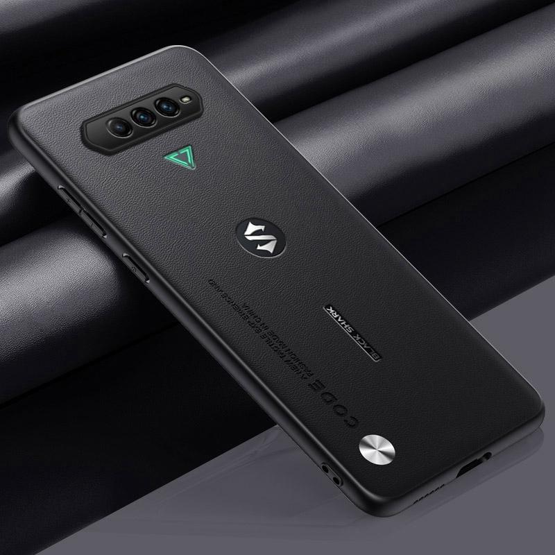 

Luxury PU Leather Case For Xiaomi Black Shark 4 Pro Back Cover Silicone Full Protection Phone Case For BlackShark 4 Pro 4Pro For Black Shark 4 чёрный