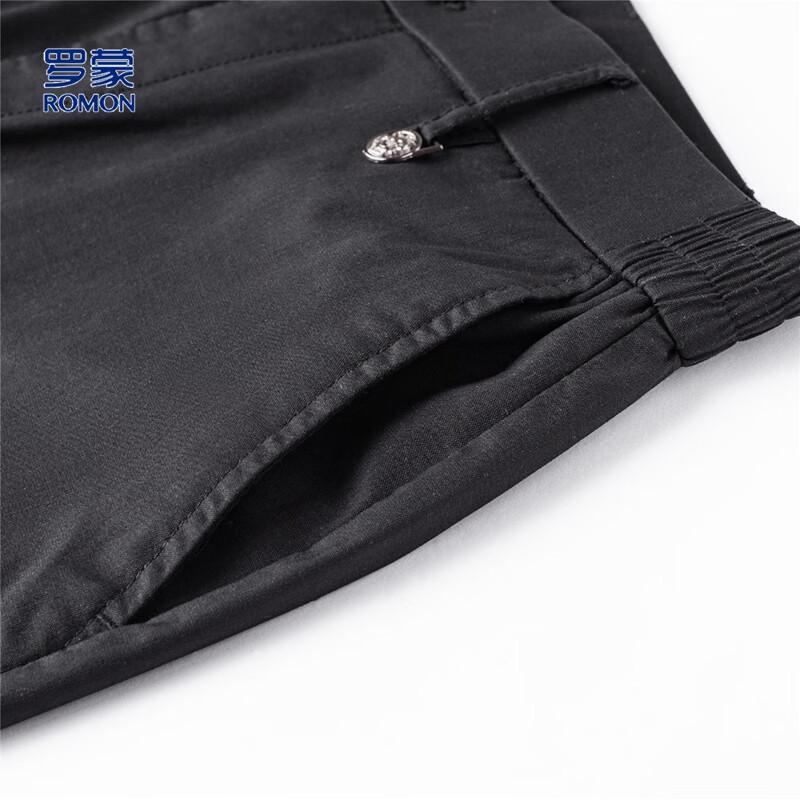 Luomeng Men's Lyocell-Linen Blend Loose Fit Casual Business Pants