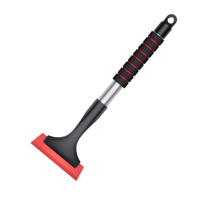 Car Windscreen Ice Scraper Window Frost Removal Tool Ice Scraper Extendable Car Windshield Snow Shovel Ice Remover красный