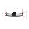 4Pcs 60/65mm Acrylic BBS Wheel Center Cap Wheels Tyre Car Wheel Center Cap Set Vehicles Automotive BBS Wheel Hub Modification