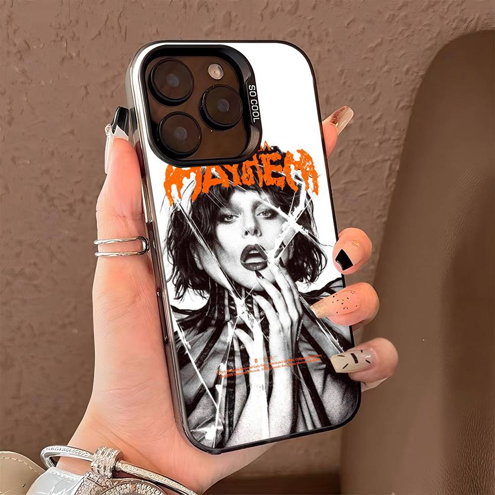 

Чехол для телефона Lady Gaga Альбомы Для IPhone 17 16 Plus Pro Max 15 14 13 12 11 Матовые Цветные Чехлы iPhone 14