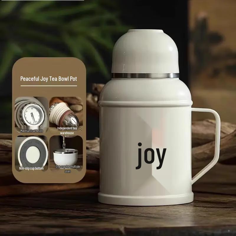 Quyoujia Retro Smart Temp 316SS Thermos Bottle