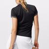 Adidas Club Comfortable Soft Skin-Friendly Short Sleeve Polo Shirt Women Tops Black DW8688