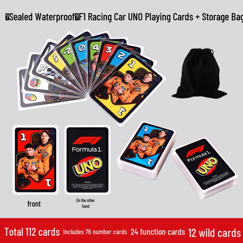 Genuine Mattel UNO Classic Card Game for Multiple Players - Casual Party Poker Table Game