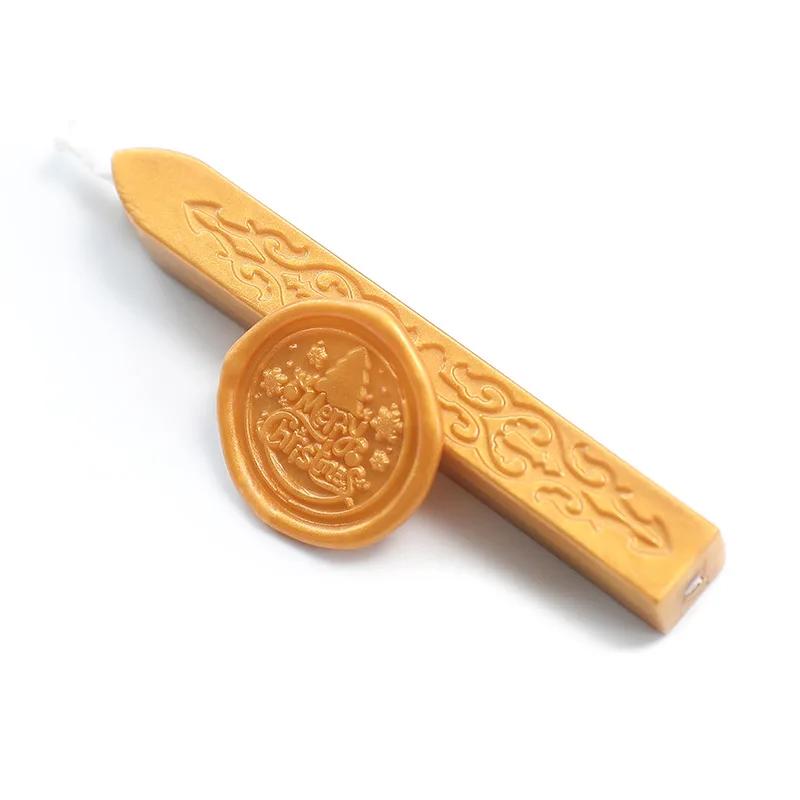1 Pcs Sealing Wax Stick Retro Seal Stamps For Letter Wedding Invitations 90*10*10mm Vintage Cord Wick Vintage Sealing Wax Sticks