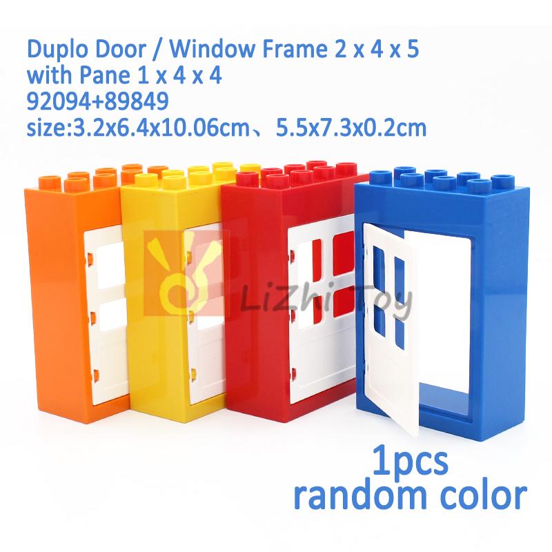 MOC Big Size Building Blocks Bricks Slope Windows Door Car Flower Plant Thick Large Bulk Part Compatible Kid Creative Gift Toys
