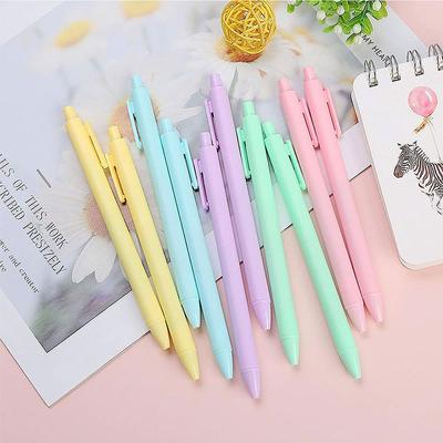 10 Pcs/Set Kawaii Candy Colored Gel Pen Creative Macron Color Series Student Writing School Office Supply Stationery