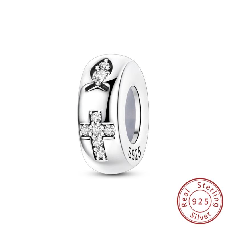 New Original Charms Beads Copper Whale Cross Butterfly Medusa Charm Fit Bracelet Bangle Pendent Woman Jewelry Gift