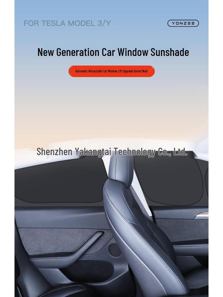 Tesla Model 3/Y Sunshade: Front Windshield Privacy, Heat Insulation, and Sun Protection