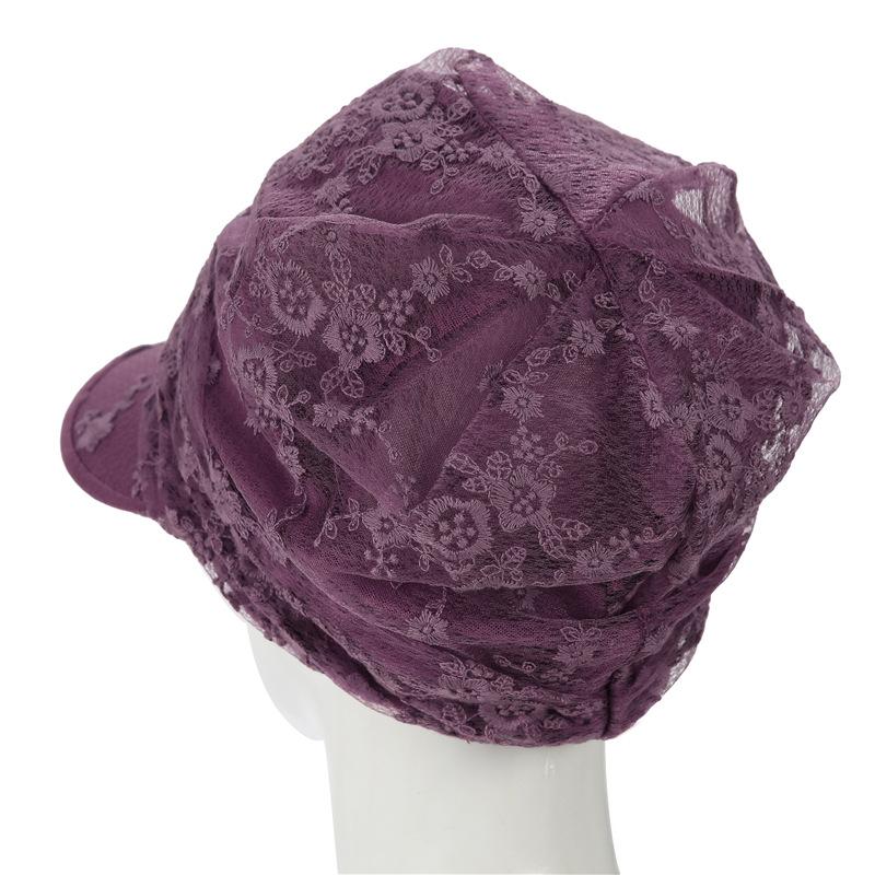 Ladies Peaked Cap Spring Summer Thin Mesh Cap Beret Casual Newsboy Hat Mom Hat Versatile