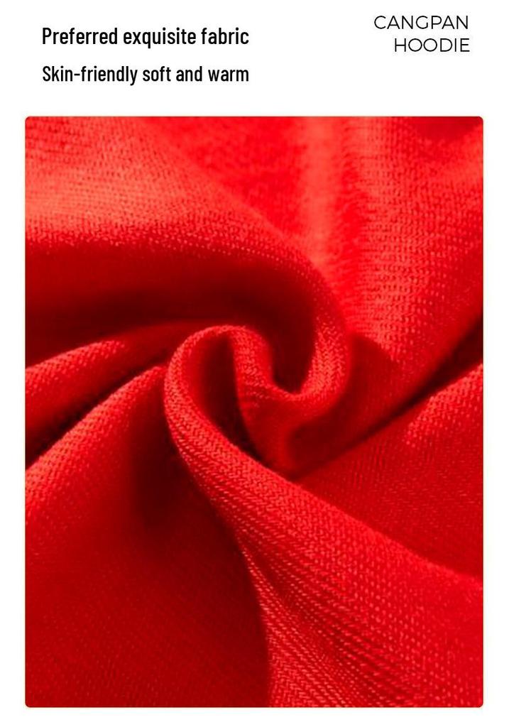 Custom Red Scarf for Company Events: Perfect for Anniversaries, New Year's, and Group Gatherings.