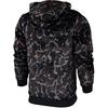 Adidas Originals Clover Camouflage Fleece-Lined Warm Hoodie Jacket Men Jackets Dark-Brown CD1716