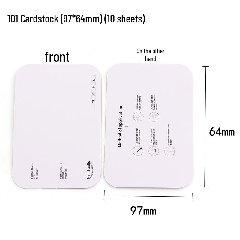 Ready Stock Tin Wearable Nail Storage Box with Window - Manicure Packaging E18