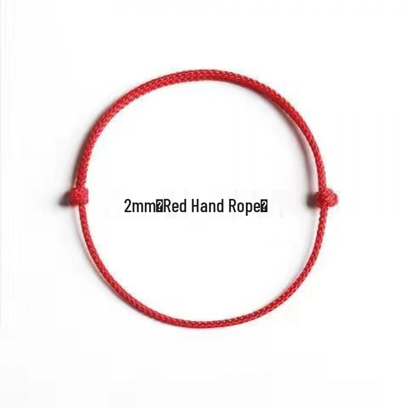 Red String Benmingnian Hand Rope: Men's Bracelet, Women's Anklet, Couple's Anklet