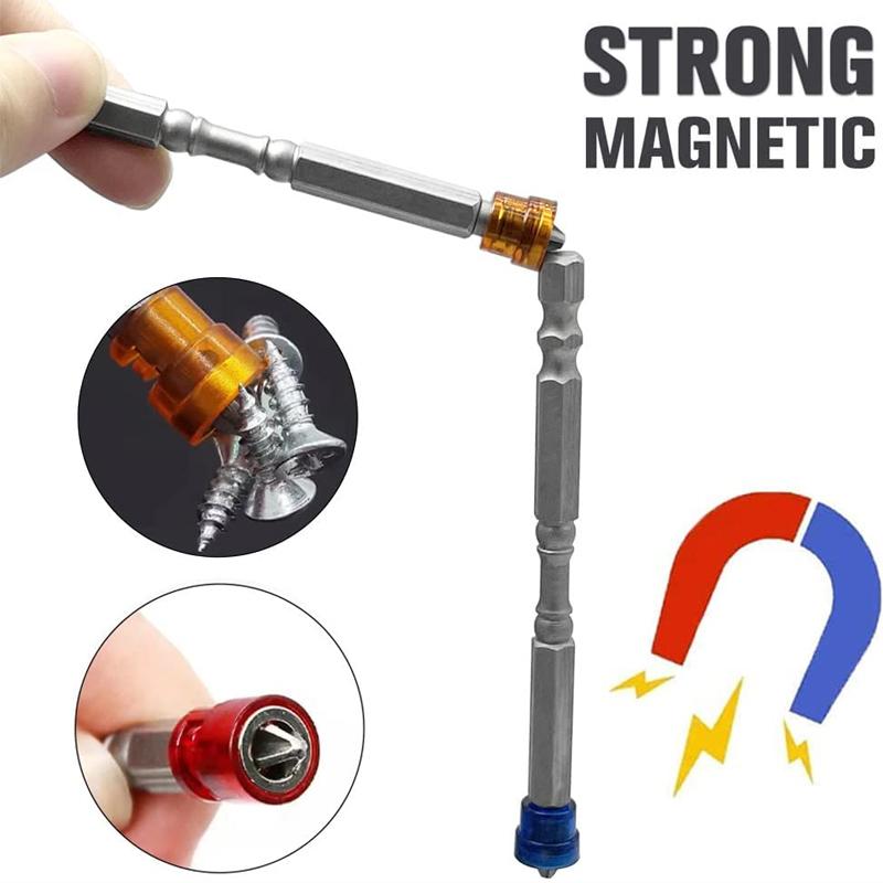 Phillips Kreuzschlitz Schraubendreher Bit Set Starker Magnetring Schraubendreher Setzer PH2 Spitze Kragen Tiefenanschlag Sechskant Elektro-Bohrmaschine