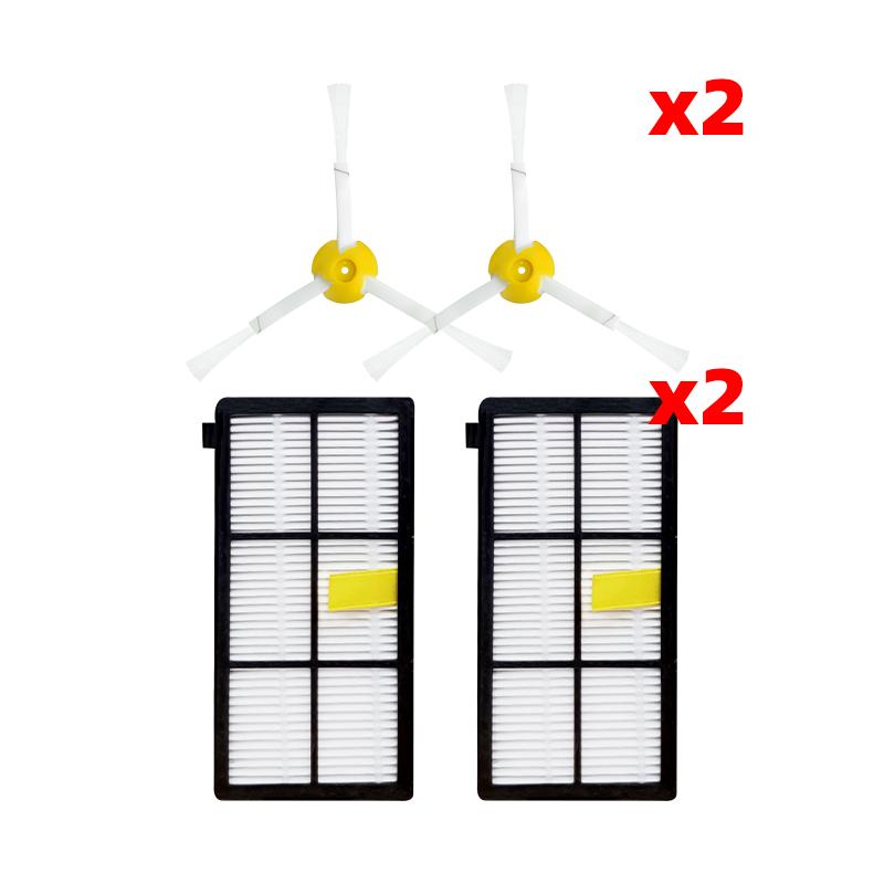 Fit For iRobot Roomba 800 900 Series 860 880 890 960 965 981 980 Hepa Filter Main Side Brush Part Robot Vacuum Cleaner Accessory