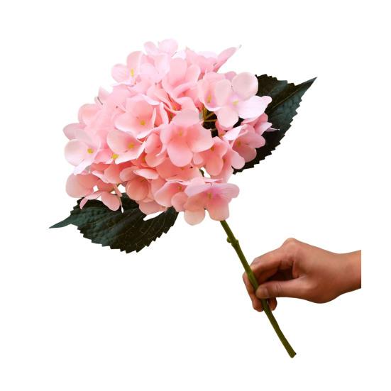 Künstliche Hortensie UV-beständig Gefälschte Seidenblume Zuhause Hochzeitsparty Babyparty Tischdekoration Innen Außen Künstliche Blüte Dekoration