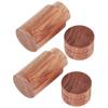 10Pcs Wooden Essential Oil Cylinder Box Storage Bottle Container Travelling Carrier Case2.9cm Outer Diameter