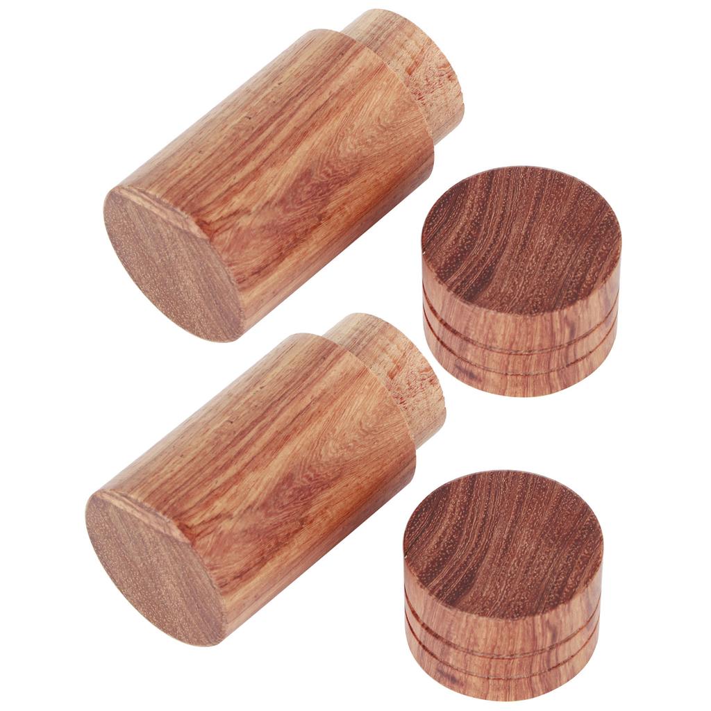 10Pcs Wooden Essential Oil Cylinder Box Storage Bottle Container Travelling Carrier Case2.9cm Outer Diameter
