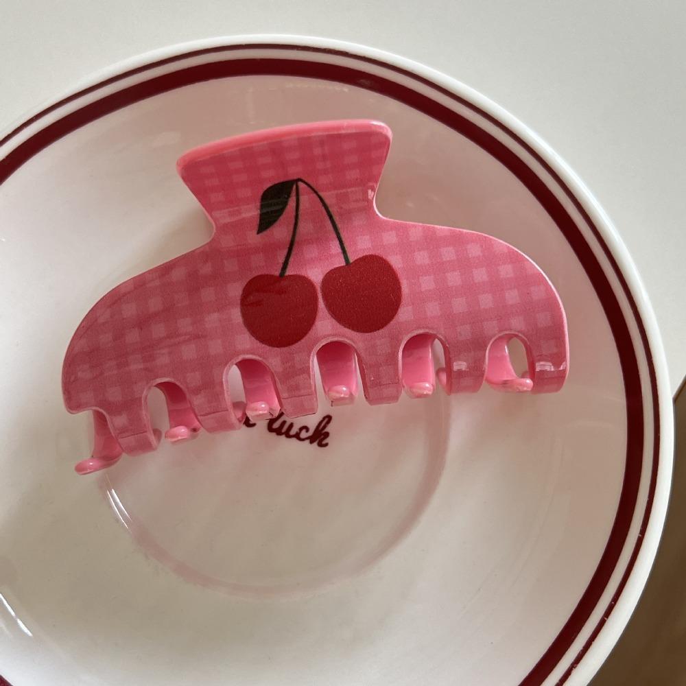 Acetate Starfish Hair Claw Cherry Sea Star Grab Clip Fashion Acetic Acid Hair Clip  Vacation