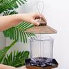 Wodoodporna altana wisząca karmnik dla dzikich ptaków pojemnik na zewnątrz z wiszącą liną karmienie typ domu karmnik dla ptaków Aves Decor