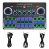 BONKYO X50 Karaoke Set for Home DJs, Includes Sound Card, Voice Changer for Male and Female Voices, Microphone Stand, and Audio Mixer, Ideal for Live