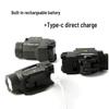 Adjustable 500lm Nylon Under-Barrel Flashlight with Laser for Glock G17 Toy Mods