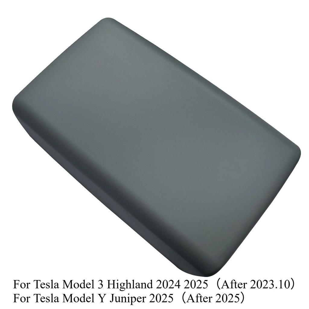 TPE Armrest Box Cover for Tesla Model Y/3/3+ Model Y Juniper Center Console Protective Cover Armrest Box Shell Car Accessories