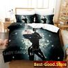3D Lady Gaga Beding Set Printed Bed Linen Set With Pilowcase Bed Soft Duvet Cover Soft Single Double Quen Super King-Sized Dimensionsd Dimensions Boys